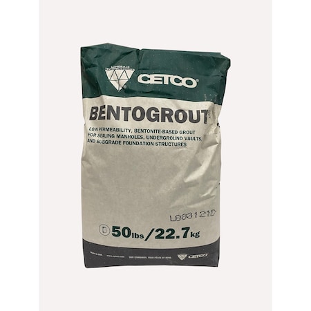 Cetco Remedial Waterproofing Injection Grout 50lb Bag BENTOGROUT