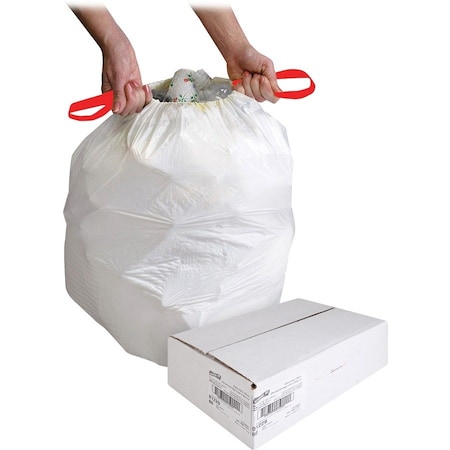 Genuine Joe 13 gal Small, 0.90 mil (23 Micron), White GJO01229