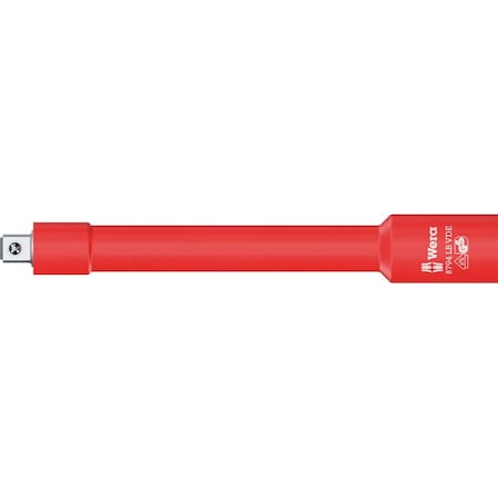 Wera 8794 LB VDE Zyklop extension, insulated, long, 3/8 in, 3/8 in x 166 mm 5004965001