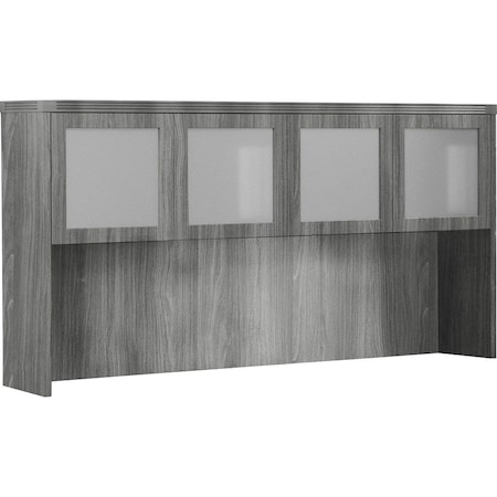 Safco Aberdeen Series 72" Hutch, Glass Doors AHG72LGS