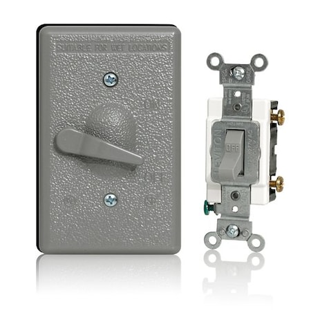 Leviton Plugs and Receptacles WM1SC-2GY