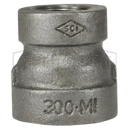 Dixon Bell Reducer, Iron, 1/2 x 1/4 in, FNPT 300BR5025
