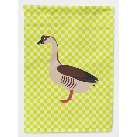 Carolines Treasures Chinese Goose Green Flag Garden Size BB7722GF