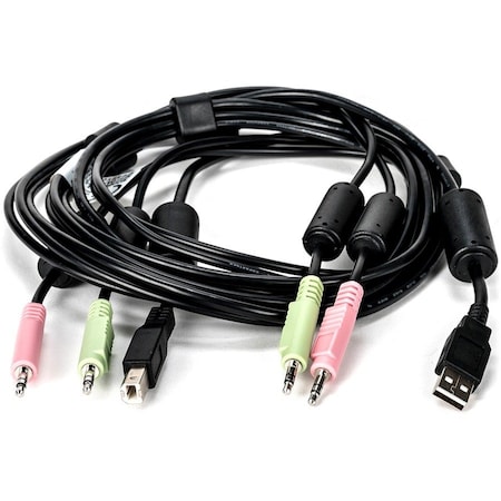 Vertiv Cable Assy, 1-Usb/2-Audio, 6Ft CBL0134