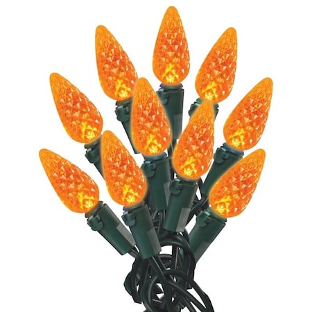 Hometown Holidays Light Set, Halloween, 120 V, 48 W, 60Lamp, Orange Lamp, 25,000 hr Average Life W11L1864