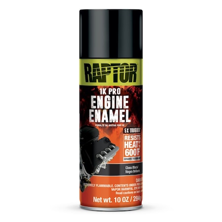 U-Pol RAPTOR Engine Enamel Gloss Black 10oz UP4922
