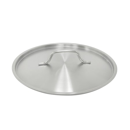 Cac Foodservice CAC Stainless Lid Stainless Steel for 12/16QT Stock Pot, 16QT Pasta Cooker, 8QT Brazier, 10QT Saucepan SLID-16S