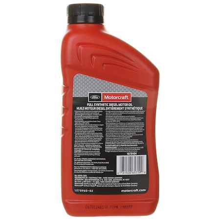 Motorcraft Engine Oil,  XO5W40QSD