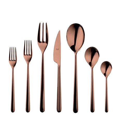 Mepra Linea Flatware Set - 32 Pieces - Bronze 109122032