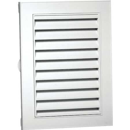 Canplas Gable Vent, 17.24 In L, 23-1/4 In W, Polypropylene, White 626080-00