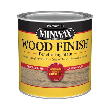 Minwax 1/2 Pt Classic Gray 271 Wood Finish Oil-Based Wood Stain 22761