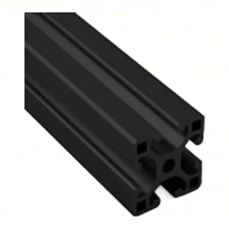 Faztek 1.5" x 1.5" T-SLOT BLACK 144" 15QE1515L-BLK-144