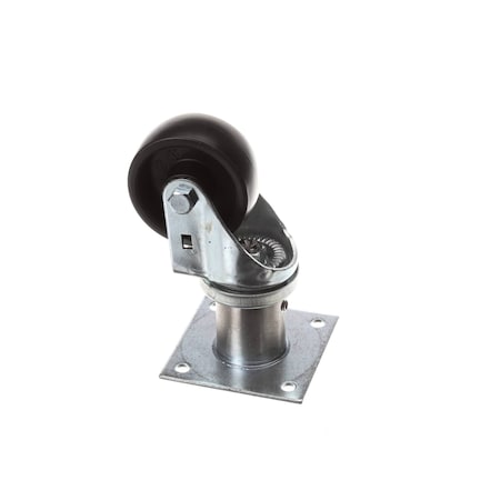 Hestan Commercial Caster, 3in, Swivel without Brake, Plate 486