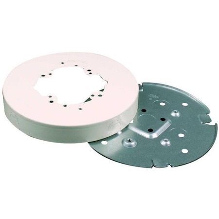 Wiremold Solid Base Fixture Box Fittng, Ivry, Steel V5739