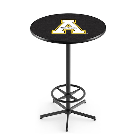 Holland Bar Stool Co 42" Black Appalachian State Pub Table L216B4236AppStU