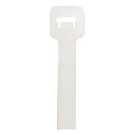 Partners Brand Cable Tie, 7 in L, Natural, Nylon 6/6, 40 lb Strength, 1000 PK CT740