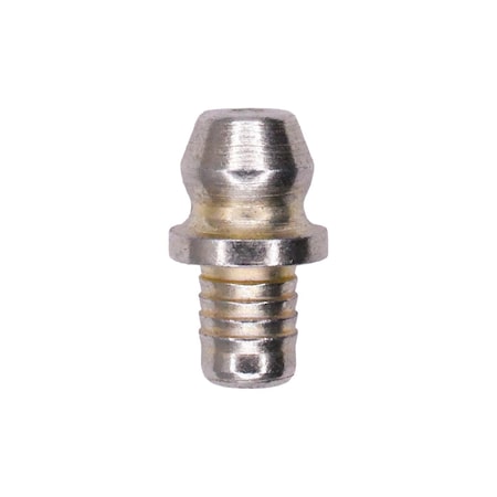 Auveco Grease Fitting 3/16in Drive Fit Straight 5/8in Length, 50PK 15060
