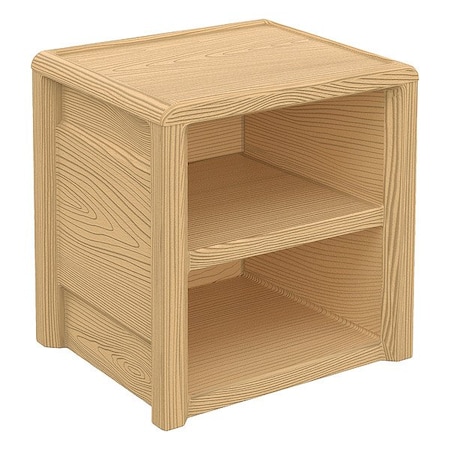 Cortech Nightstand, 200 Shelf lb cap., Natural Oak 215NO