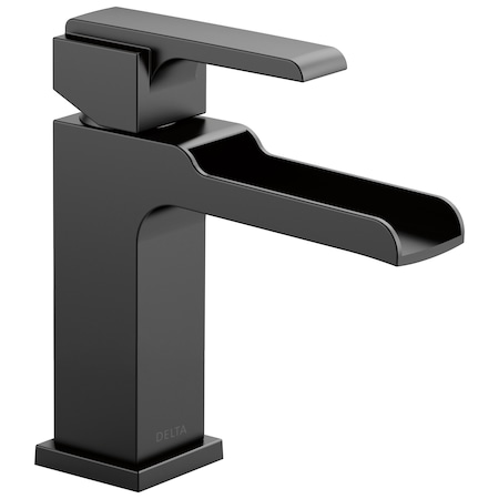 Delta 1 or 3-hole 4" installation Hole Centerset Lavatory Faucet, Matte Black 568LF-BLLPU