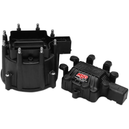 Msd Gm Hei Extreme Output Distributor Cap - Black M46-84113