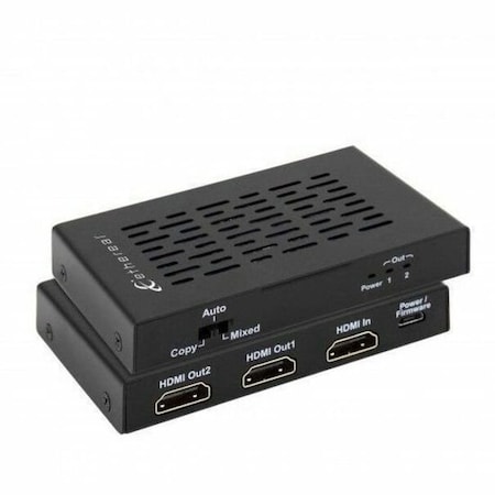 Metra HDMI Splitter with 1 Input and 2 Outputs and Built-in Scaling CS-1X2HDMSPL5