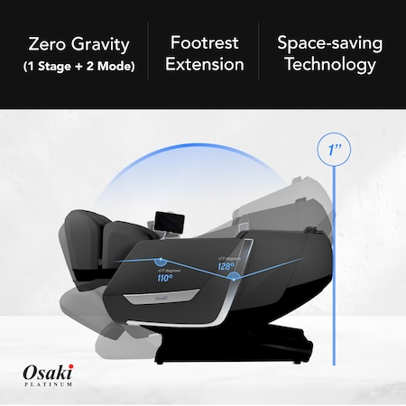 Osaki Zero Gravity Massage Chair with Advanced 5D Dual-Track Technology and AI Body Scan 5D Kairos Duo