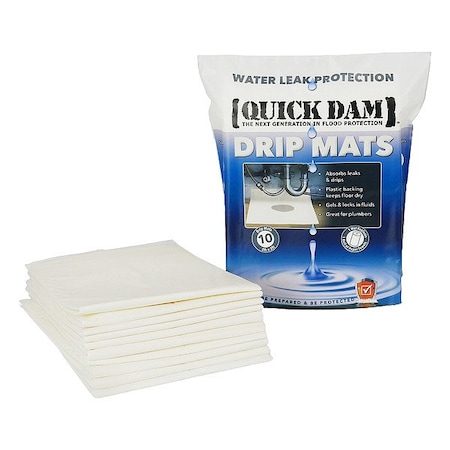 Quick Dam Drip Mat 2x2, PK 10 WUBM-10