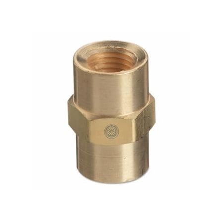 Western Enterprises Pipe Thread Couplings, Adapter, 3,000 PSIG, Brass, 1/2 in (NPT) 312-BF-8HP