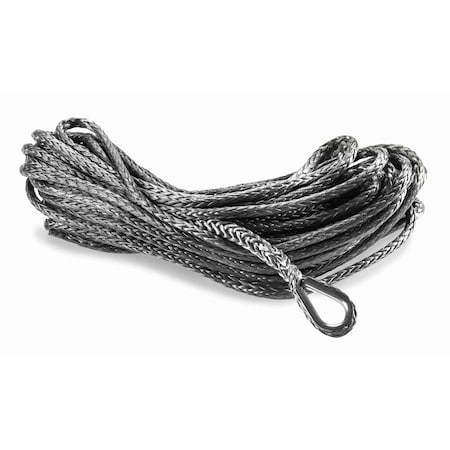 Warn 3500 Pound Capacity, 7/32 Inch Diameter x 50 Foot Length, Gray Synthetic 111257