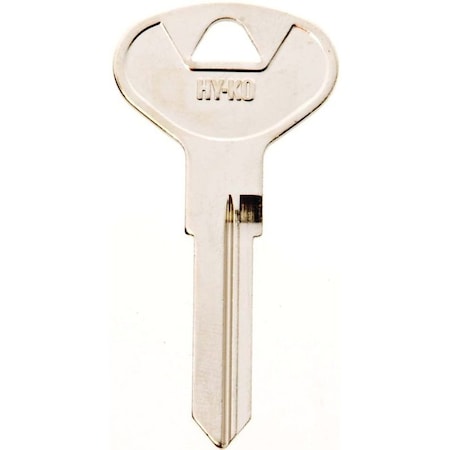 Hy-Ko Automotive Key Blank, Brass, Nickel, For: Volkswagen Vehicle Locks 11010VW23