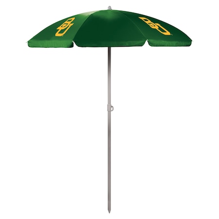 Picnic Time Family Of Brands NCAA Baylor Bears Outdoor Canopy Sunshade Beach Umbrella 5.5' - Small Patio Umbrella 822-00-121-924-0