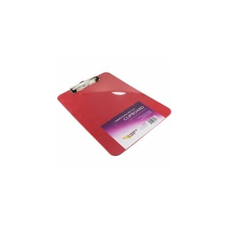 Baumgartens Unbreakable Recycled Clipboard, Red 61622