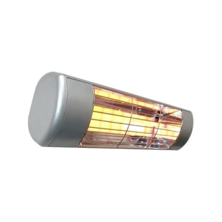 Sunheat 1500W 120V Outdoor Weatherproof Electric Wall Mounted Heater - Silver 901315120