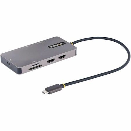 Startech.Com USB C Multiport Adapter Dual 4K HDMI, PD 120B-USBC-MULTIPORT