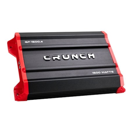 Crunch 1500 Watts Ground Pounder Four Channel Car Audio Amplifiern GP1500.4