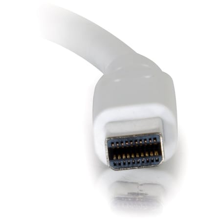 C2G 10ft Mini DisplayPort Cable M/M WH 54412