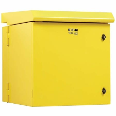 Eaton Tripp Lite Series SmartRack Industrial Enclosure NEMA 3R Wall Mount Metal Locking Hinged Back Fan SRN3RY12US