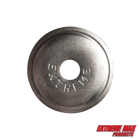 Extreme Max Extreme Max 5900.1135 Round Aluminum Backers - Natural, Pack of 36 5900.1135