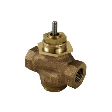 Schneider Electric Venta. Globe Valve. 3/4 in. 2-way. straight threaded NPT. stem up closed. stainless steel trim with VB-7283-0-4-06