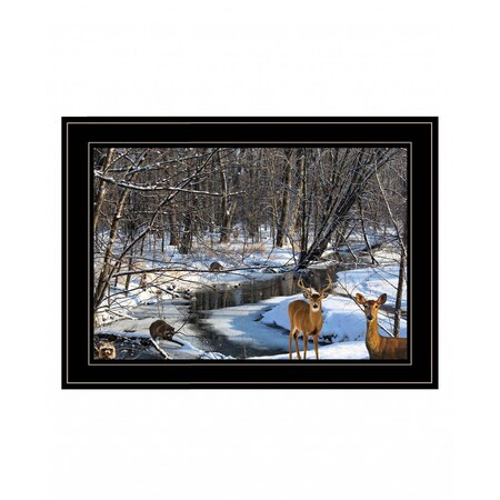 Homeroots Great Outdoors Nature 2 Black Framed Print Wall Art 407457