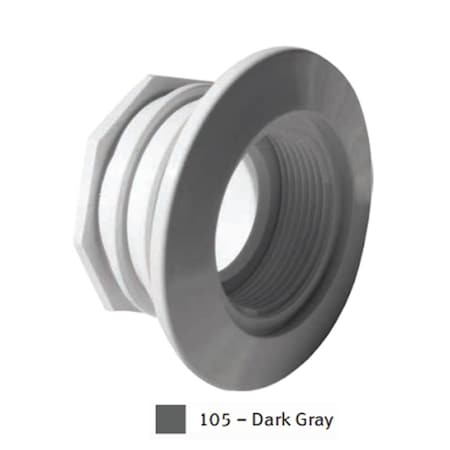 Aquastar Aqua Star  Large Wall Fitting with Water Stop, Dark Gray ES1022WB05