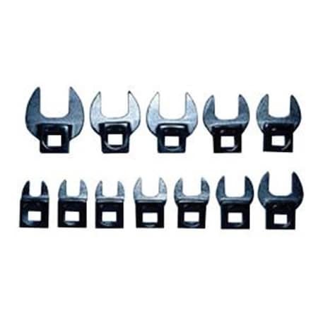 Tool Time .38 in. Drive Metric Crowfoot Set, 12PK TO1079234