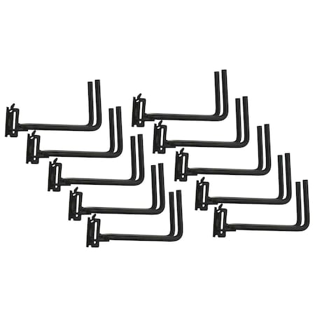 Mytee Products (10 Pack) E-Track Small Hanger Hook, Truck, Trailers Hook for Rakes and Shovels, 10PK ETK-DHx10