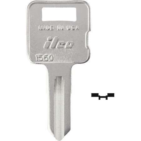 Ilco 1560 Caterpillar Key Blank, 10PK IAA01204012