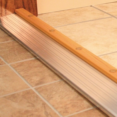 M-D Building Products M-D 43822 Break Threshold, 36 in L, 4-9/16 in W, Aluminum 43822