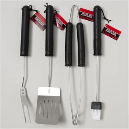 Regent Products G23335 Bbq Tool with Plastic Handle BBQ TOOL 4AST W/PLASTIC HANDLE