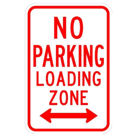 Sign Solutions Usa Parking Sign, 12 in W, Aluminum Sign, White DCS12DWT1218CUS00210