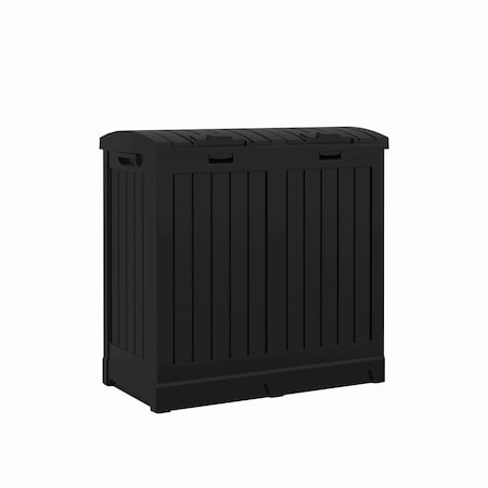 Suncast Dual Trash Hideaway, Black GHD6400
