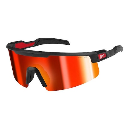 Milwaukee Tool Wrap Around Safety Glasses - Red Mirrore 48-73-2506