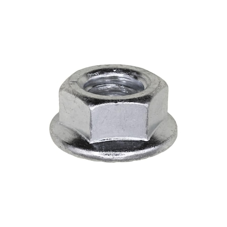 Auveco Spin Lock Nut with Serrated 3/8in-16 3/4in O.D., 100PK 14876